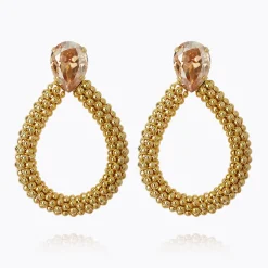 Caroline Svedbom Classic Rope Earrings/Golden Shadow Shop