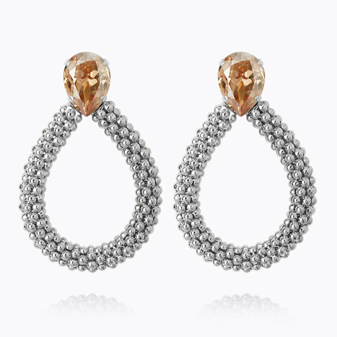 Caroline Svedbom Classic Rope Earrings/Golden Shadow Shop