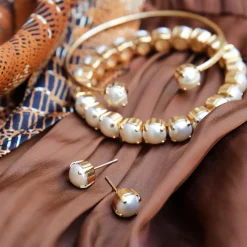 Caroline Svedbom Classic Stud Earrings Pearl Store