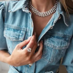 Caroline Svedbom Colette Ring Crystal Discount