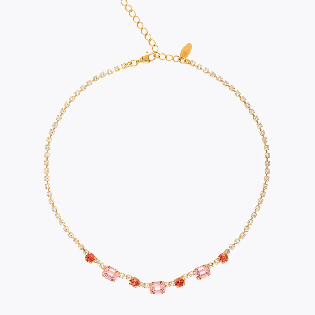 Caroline Svedbom Corinna Necklace Coral Combo Fashion
