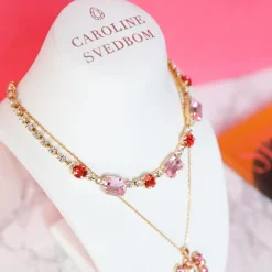 Caroline Svedbom Corinna Necklace Coral Combo Fashion