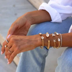 Caroline Svedbom Crystal Navette Bracelet/Crystal New