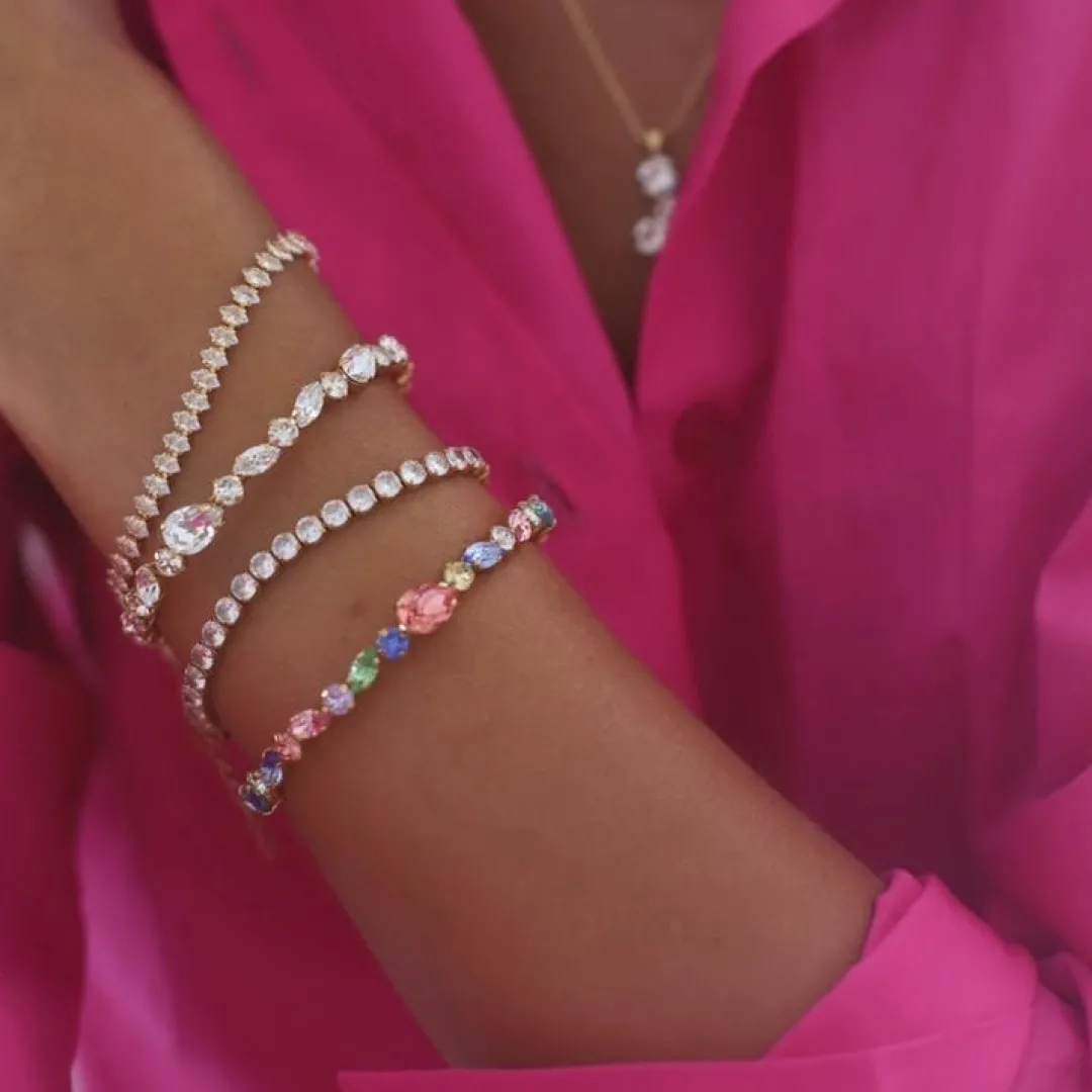 Caroline Svedbom Crystal Navette Bracelet/Crystal New