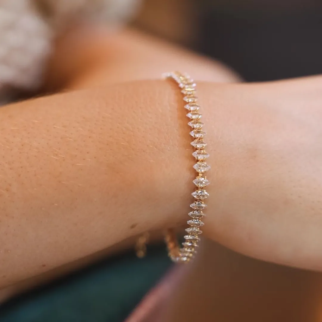 Caroline Svedbom Crystal Navette Bracelet/Crystal New