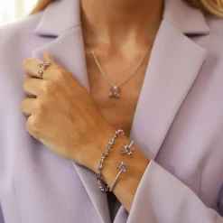 Caroline Svedbom Crystal Star Bracelet Light Amethyst Online