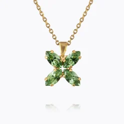 Caroline Svedbom Crystal Star Necklace Peridot Sale