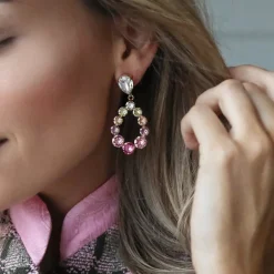 Caroline Svedbom Delia Earrings/Pastel Rainbow Combo Store