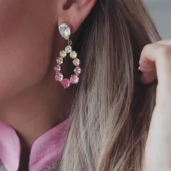 Caroline Svedbom Delia Earrings/Pastel Rainbow Combo Store