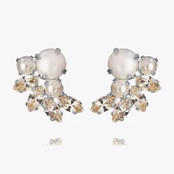 Caroline Svedbom Electra Earring/Pearl + Crystal Discount