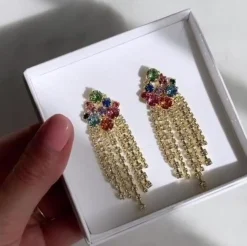 Caroline Svedbom Elissa Earring/Rainbow Combo Fashion
