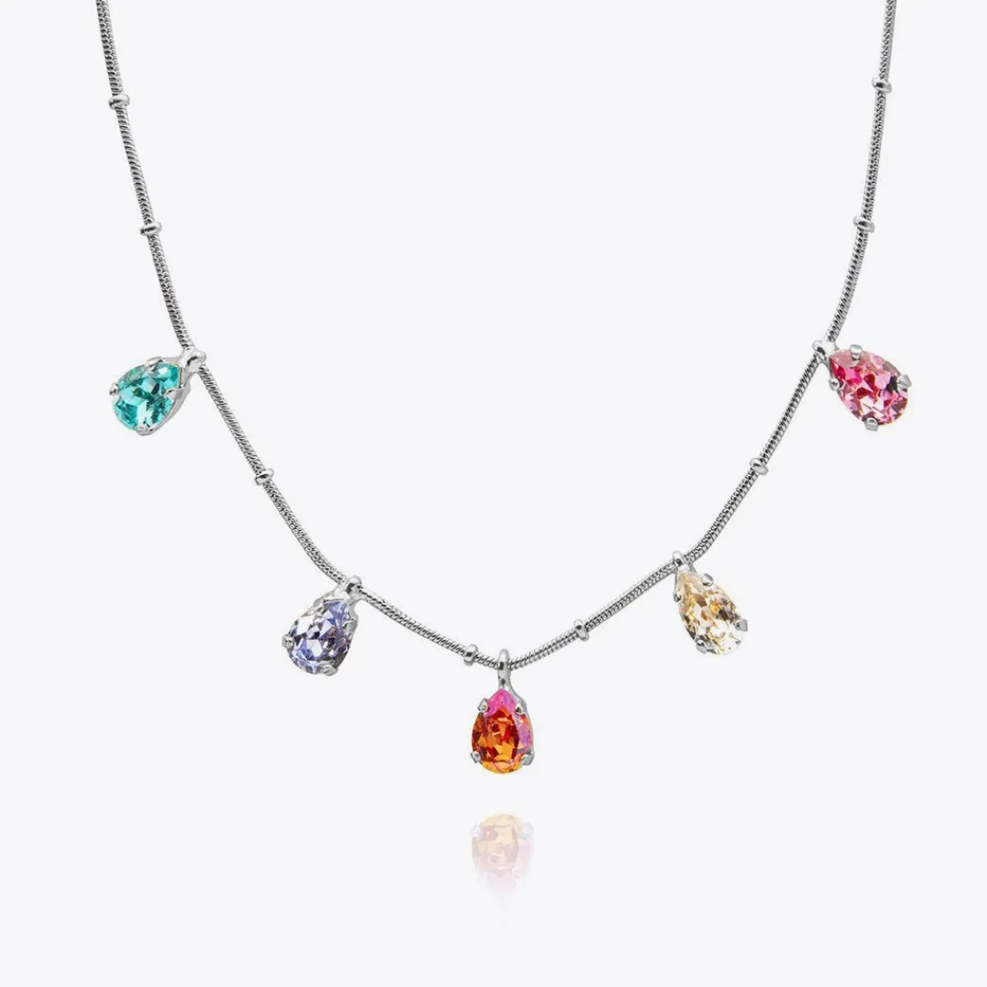 Caroline Svedbom Estelle Necklace Rainbow Combo Clearance