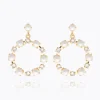 Caroline Svedbom Eternity Pearl Earrings/Pearl + Crystal Cheap