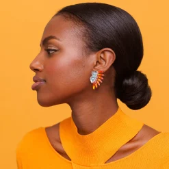 Caroline Svedbom Feather Earrings (Limited Edition) Sale