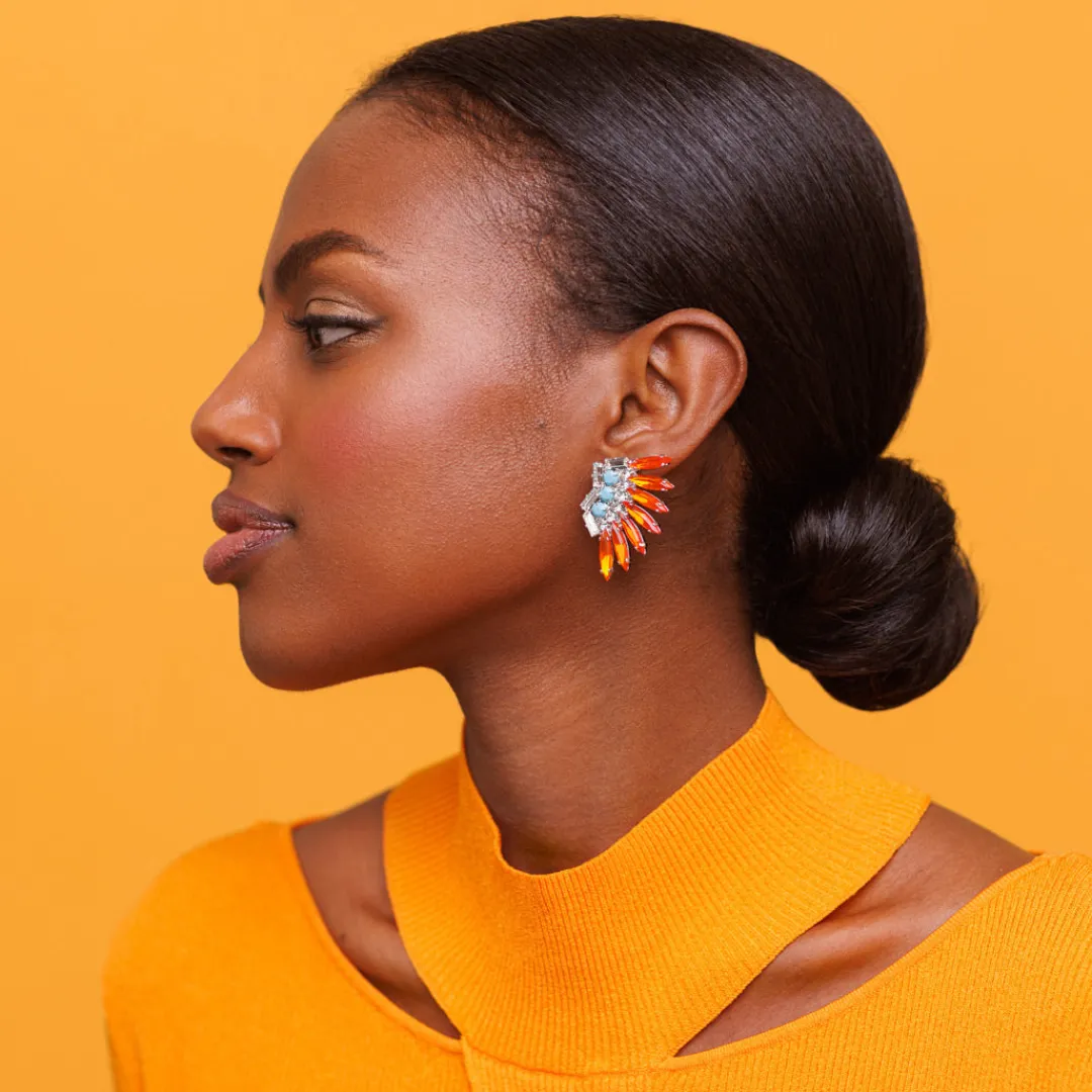 Caroline Svedbom Feather Earrings (Limited Edition) Sale