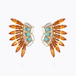 Caroline Svedbom Feather Earrings (Limited Edition) Sale