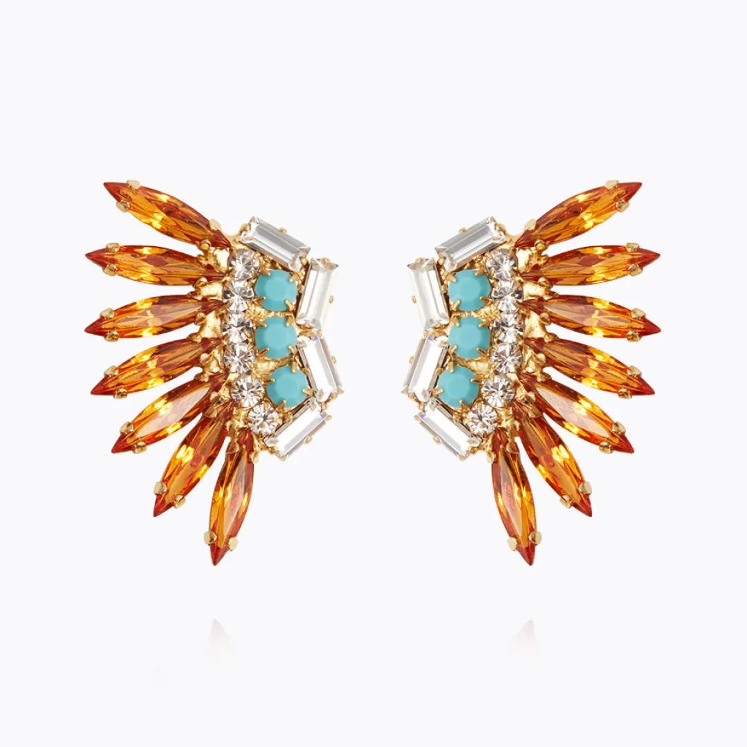 Caroline Svedbom Feather Earrings (Limited Edition) Sale