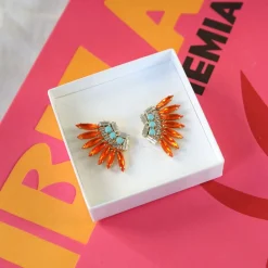Caroline Svedbom Feather Earrings (Limited Edition) Sale