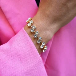 Caroline Svedbom Fiona Bracelet Crystal Discount