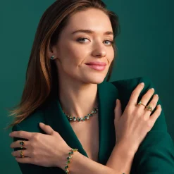 Caroline Svedbom Fiona Bracelet Green Combo Best Sale