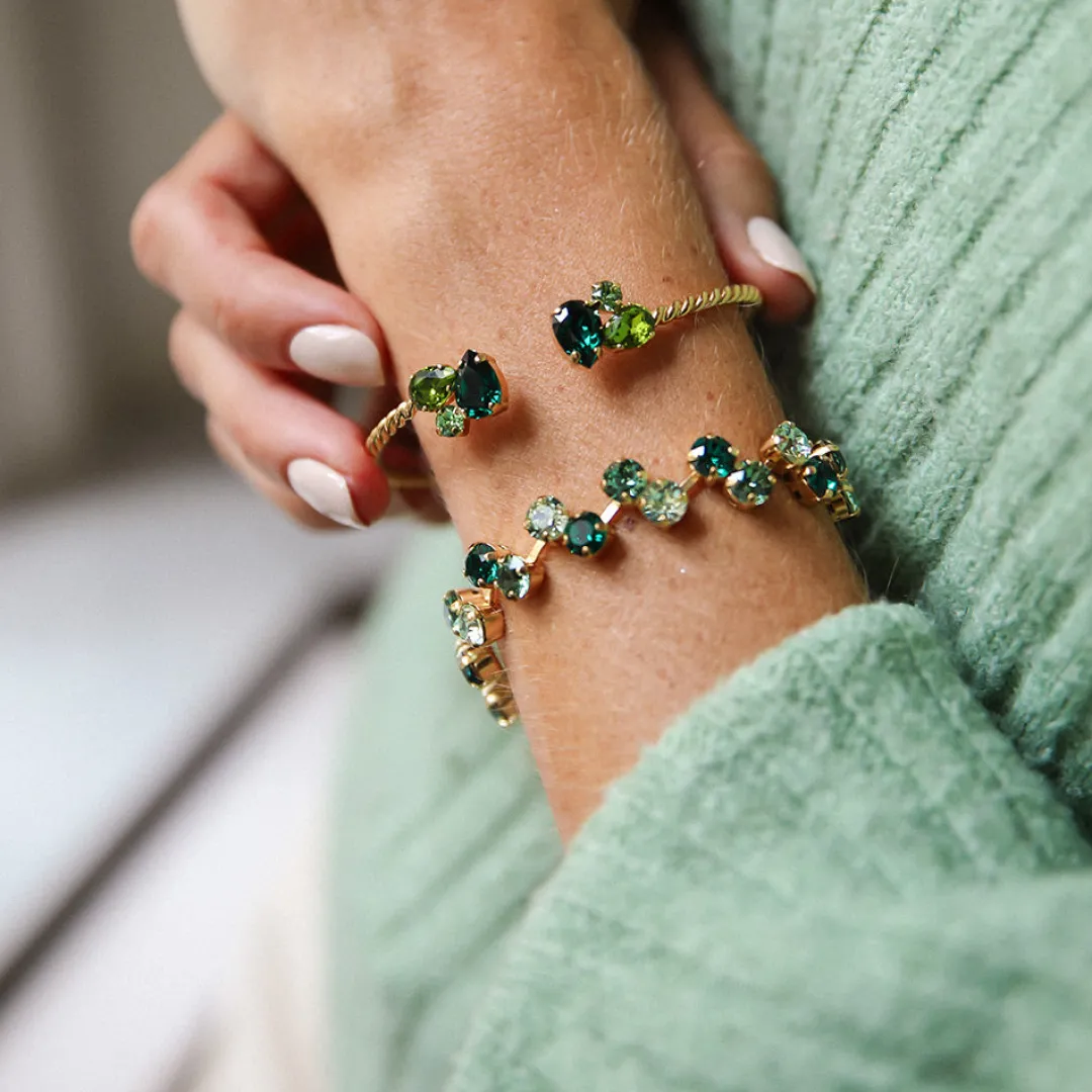 Caroline Svedbom Fiona Bracelet Green Combo Best Sale