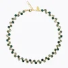 Caroline Svedbom Fiona Necklace Green Combo Clearance