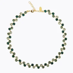 Caroline Svedbom Fiona Necklace Green Combo Clearance