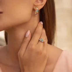 Caroline Svedbom Gabriella Earrings Rainbow Combo Best Sale