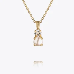 Caroline Svedbom Girls Love Pearl Necklace/Pearl + Crystal (Children Size) Outlet