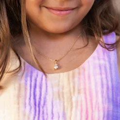Caroline Svedbom Girls Love Pearl Necklace/Pearl + Crystal (Children Size) Outlet