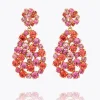 Caroline Svedbom Hanna Earrings Coral Combo Cheap