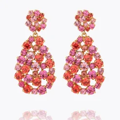 Caroline Svedbom Hanna Earrings Coral Combo Cheap