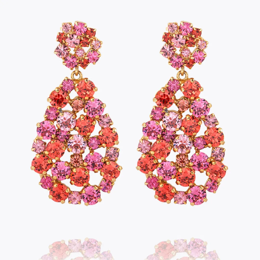 Caroline Svedbom Hanna Earrings Coral Combo Cheap