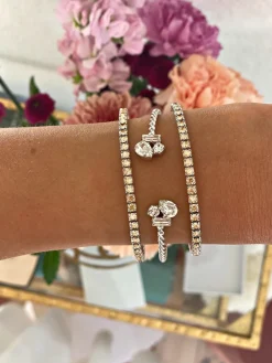 Caroline Svedbom Isa Bracelet Crystal Outlet