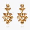 Caroline Svedbom Isabel Earrings Golden Shadow Clearance
