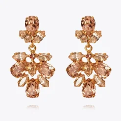 Caroline Svedbom Isabel Earrings Vintage Rose + Golden Shadow Cheap