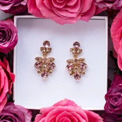 Caroline Svedbom Isabel Earrings Vintage Rose + Golden Shadow Cheap