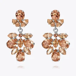 Caroline Svedbom Isabel Earrings Vintage Rose + Golden Shadow Cheap