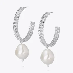 Caroline Svedbom Kaia Pearl Earring/Pearl + Crystal Discount