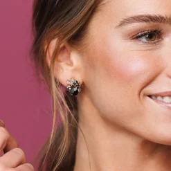 Caroline Svedbom Katie Earrings Black Combo Cheap