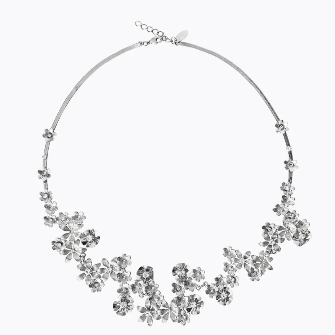 Caroline Svedbom Laurel Necklace/Crystal Clearance