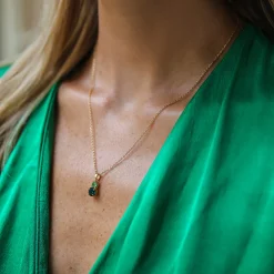 Caroline Svedbom Leah Necklace Green Combo Shop