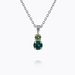 Caroline Svedbom Leah Necklace Green Combo Shop