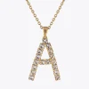 Caroline Svedbom Letter Necklace A/Crystal New