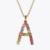 Caroline Svedbom Letter Necklace A/Rainbow Combo Best Sale