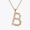 Caroline Svedbom Letter Necklace B/Crystal Hot