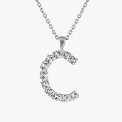 Caroline Svedbom Letter Necklace C/Crystal Cheap