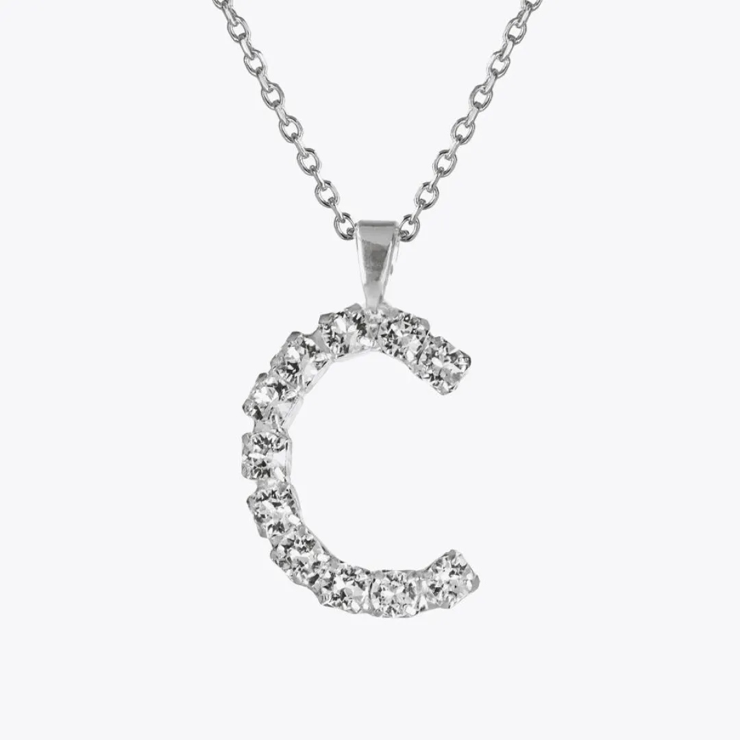 Caroline Svedbom Letter Necklace C/Crystal Cheap