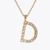 Caroline Svedbom Letter Necklace D/Crystal Hot