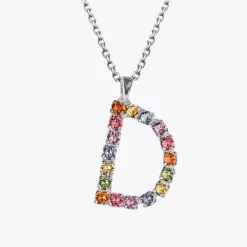 Caroline Svedbom Letter Necklace D/Rainbow Combo Flash Sale